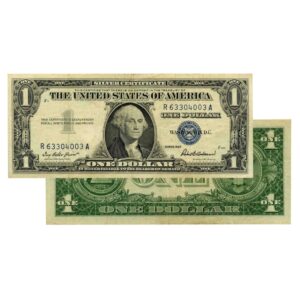 $1 - 1957 Blue Seal Silver Certificate - About Uncirculated