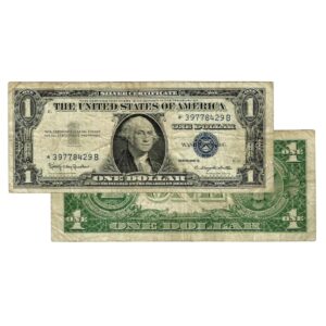 $1 - 1957 Blue Seal Silver Certificate Star Note - Extra Fine