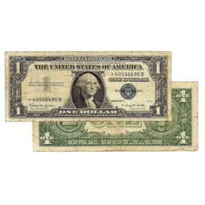 $1 - 1957 Blue Seal Silver Certificate Star Note - Fine