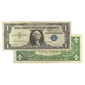 $1 - 1957 Blue Seal Silver Certificate Star Note- Very Fine