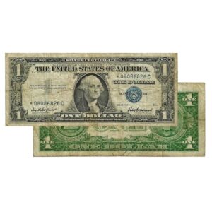 $1 - 1957 Blue Seal Silver Certificate Star Note - Very Good