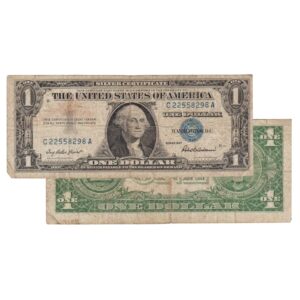 $1 - 1957 Blue Seal Silver Certificate - Very Good