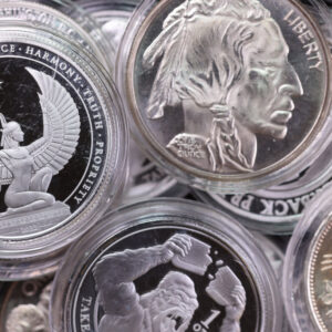 1 OZT Generic Silver Rounds, .999+ Silver