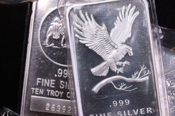 10 OZT Generic Silver Bars, .999+ Silver