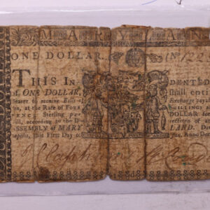 1767 Maryland Colonial Currency, Affordable Currency Store Sale #00206