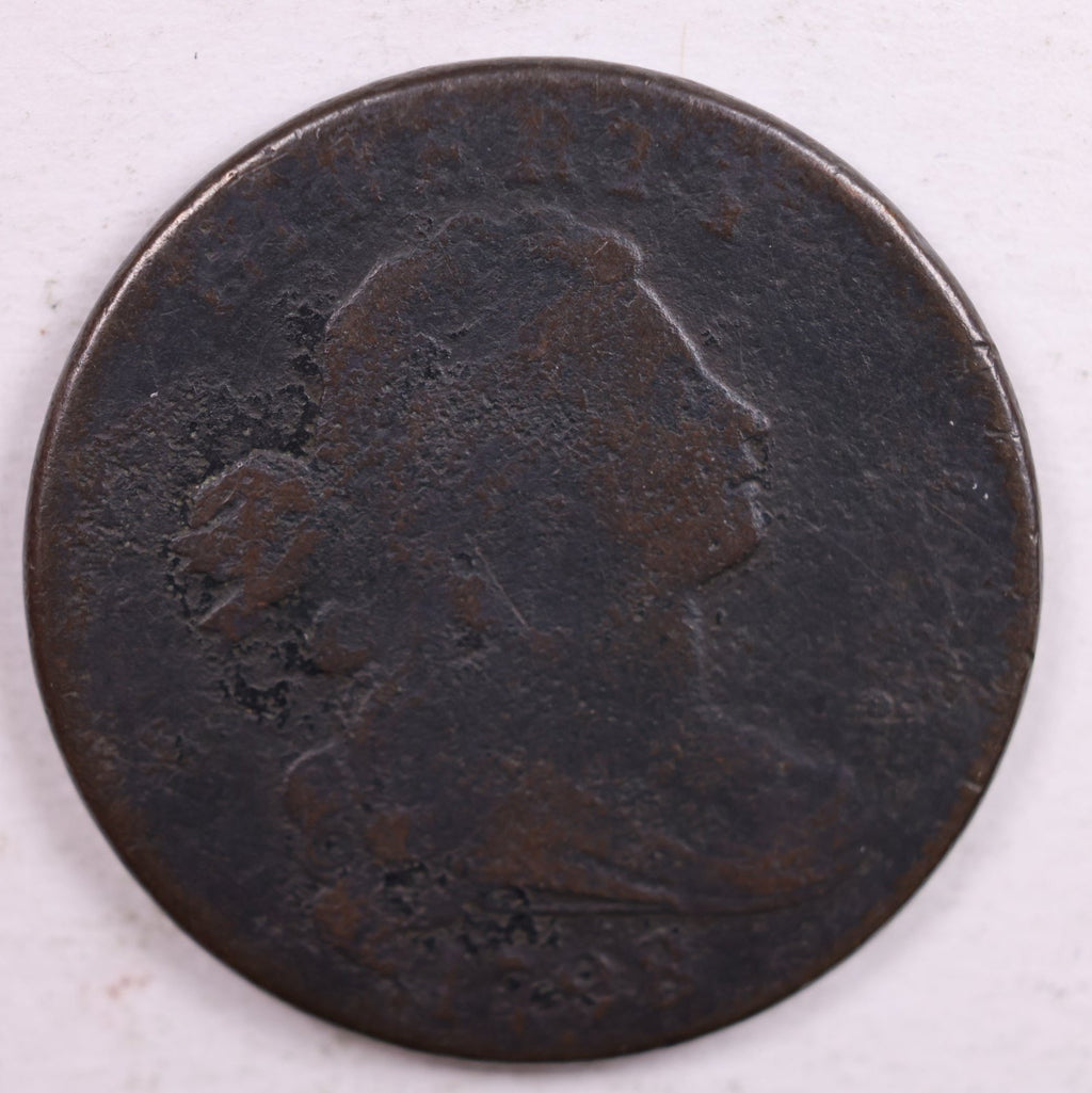1798 Draped Bust., Large Cent., Very Good Details Coin., Store Sale #CT0012