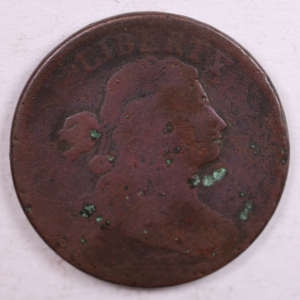 1803 Draped Bust., Large Cent., Very Good Details Coin., Store Sale #CT0017