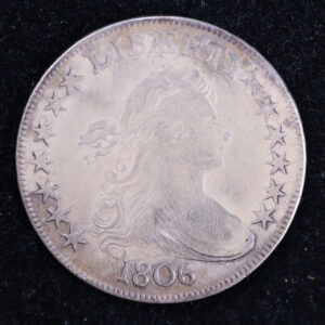 1806 Draped Bust Half Dollar, Affordable Collectible Coin. Store #230804103