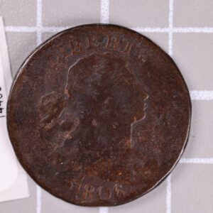 1806 Large Cent, Affordable Circulated Coin, Store Sale #14408