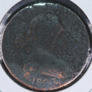1807 Draped Bust Large Cent Coin. Affordable Collectible Coin. Store # 09526