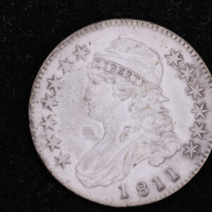 1811 Cap Bust Half Dollar, Affordable Collectible Coin. Store #230804112