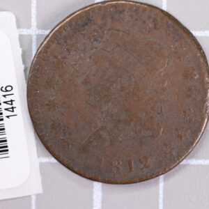 1812 Large Cent, Affordable Circulated Coin, Store Sale #14416