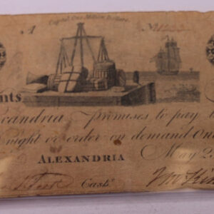 1815 $1, Merchants Bank of Alexandria, Wash D.C., Obsolete Currency., #18339