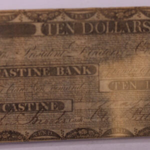 1818 $10, Castine Bank, Maine (MASS)., Obsolete Currency., #18316