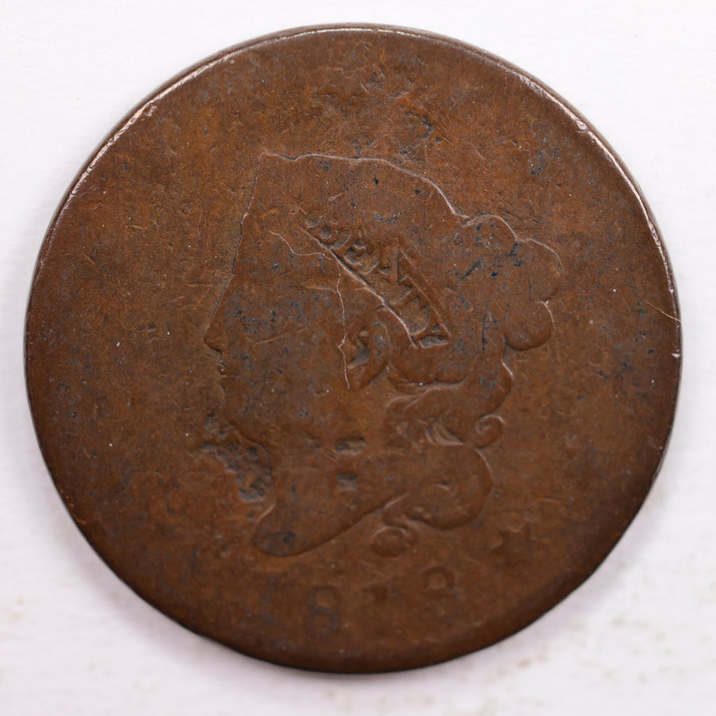 1818 Matron Head., Large Cent., About Good Detailed Coin., Store Sale #CT0022