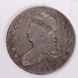 1819 Cap Bust Half Dollar., Small '9'., Extra Fine Circulated Coin., Store #1996