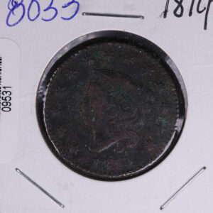 1819 Liberty Head Large Cent. Affordable Collectible Coin. Store # 09531