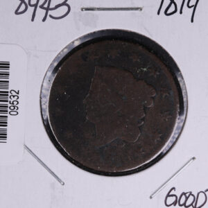 1819 Liberty Head Large Cent. Affordable Collectible Coin. Store # 09532