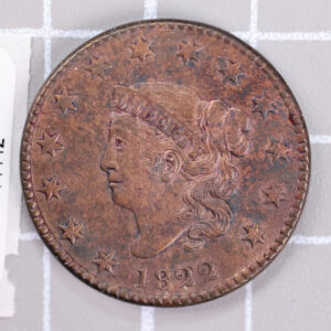 1822 Large Cent, Affordable Circulated Coin, Store Sale #14442