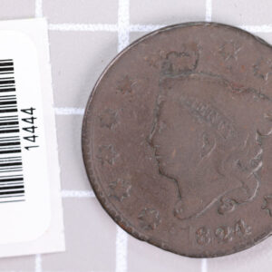 1824 Large Cent, Affordable Circulated Coin, Store Sale #14444