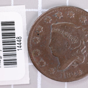 1824 Large Cent, Affordable Circulated Coin, Store Sale #14448
