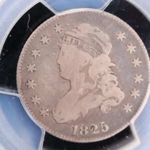 1825/4 (2) Cap Bust Quarter, Browning 2, PCGS Certified. Store #23083052