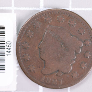 1827 Large Cent, Affordable Circulated Coin, Store Sale #14460