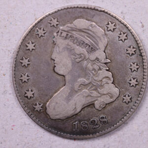 1828 Capped Bust Quarter., Very Fine Circulated Coin., Store#1134