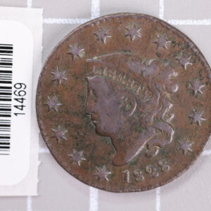 1828 Large Cent, Affordable Circulated Coin, Store Sale #14469