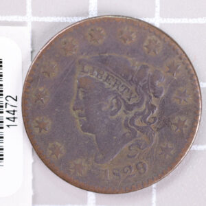 1829 Large Cent, Affordable Circulated Coin, Store Sale #14472