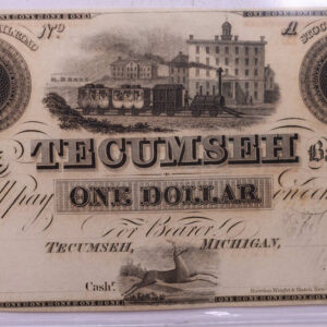 183_ $1, TECUMSEH BANK, MICH., STORE #22462