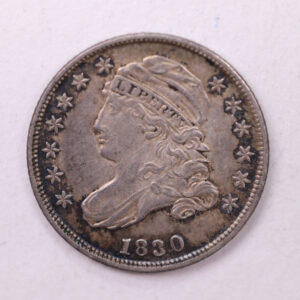 1830 Cap Bust Dime., Large 10C., A.U., Store Sale #18932