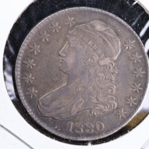 1830 Cap Bust Half Dollar, Affordable Collectible Coin. Store #230808058