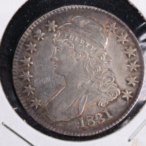 1831 Cap Bust Half Dollar, Affordable Collectible Coin. Store #230808062