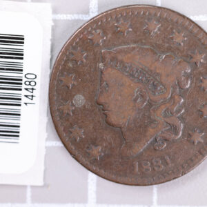 1831 Large Cent, Affordable Circulated Coin, Store Sale #14480