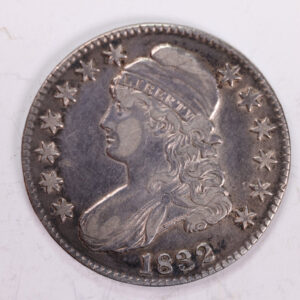 1832 Cap Bust Half Dollar., Extra Fine Circulated Coin., Store #2003