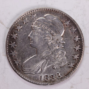 1833 Cap Bust Half Dollar., Extra Fine Circulated Coin., Store #2005