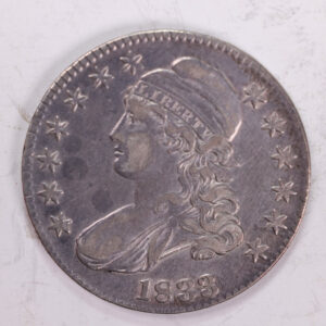 1833 Cap Bust Half Dollar., Very Fine Circulated Coin., Store #2004