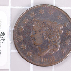 1833 Large Cent, Affordable Circulated Coin, Store Sale #14489