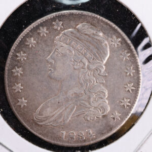 1834 Cap Bust Half Dollar, Affordable Collectible Coin. Store #230808075