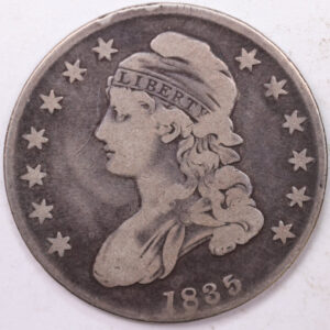 1835 Cap Bust Half Dollar., Fine Circulated Coin., Store #1847