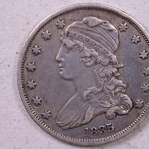 1835 Capped Bust Quarter., Extra Fine Circulated Coin., Store#1133