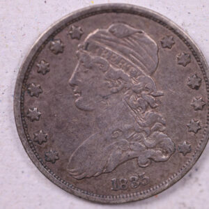 1835 Capped Bust Quarter., Very Fine Circulated Coin., Store#1131