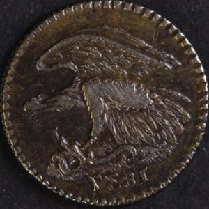 1837 Feuchtwanger Token, Very Fine Circulated One Cent Piece. Store #T837.02