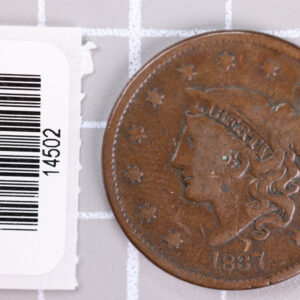 1837 Large Cent, Affordable Circulated Coin, Store Sale #14502
