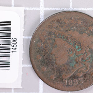 1837 Large Cent, Affordable Circulated Coin, Store Sale #14506