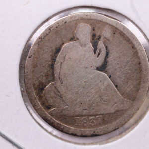 1837 Seated Liberty Silver Dime., V.G. Details., Store Sale #18980