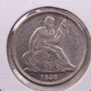 1838-O Seated Liberty Silver Dime., X.F., Store Sale #18987