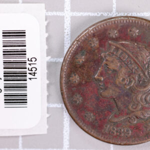 1839 Large Cent, Affordable Circulated Coin, Store Sale #14515