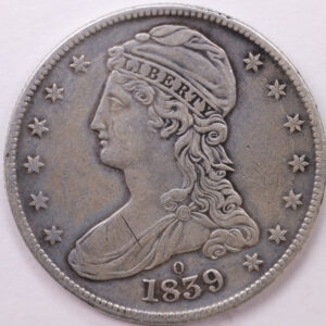 1839-O Cap Bust Half Dollar., Affordable Circulated Coin Store Sale #35407
